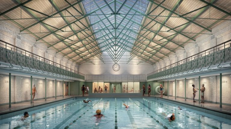 Work starts at Kings Hall Leisure Centre, Hackney. 4 16ce585c81274859816fbecf3ec5d475